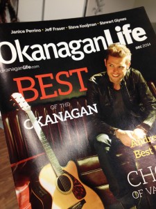 Okanagan Life Magazine, Dec 2014 - Best of the Okanagan Readers' Choice Awards