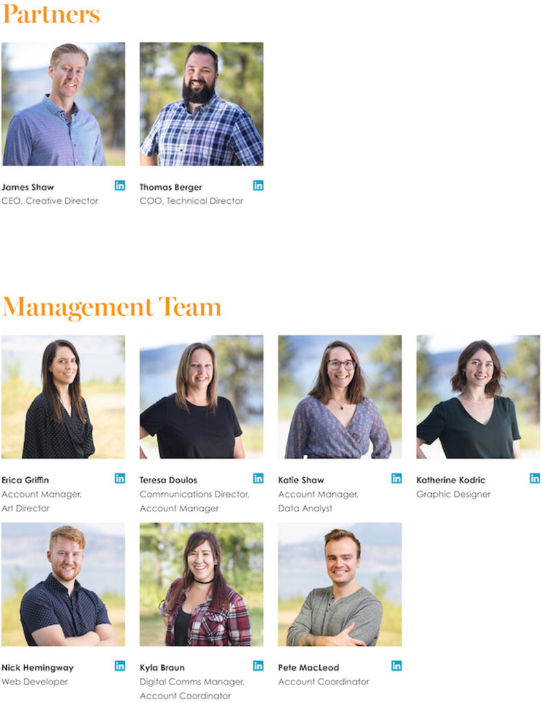 The current marketing dream team.