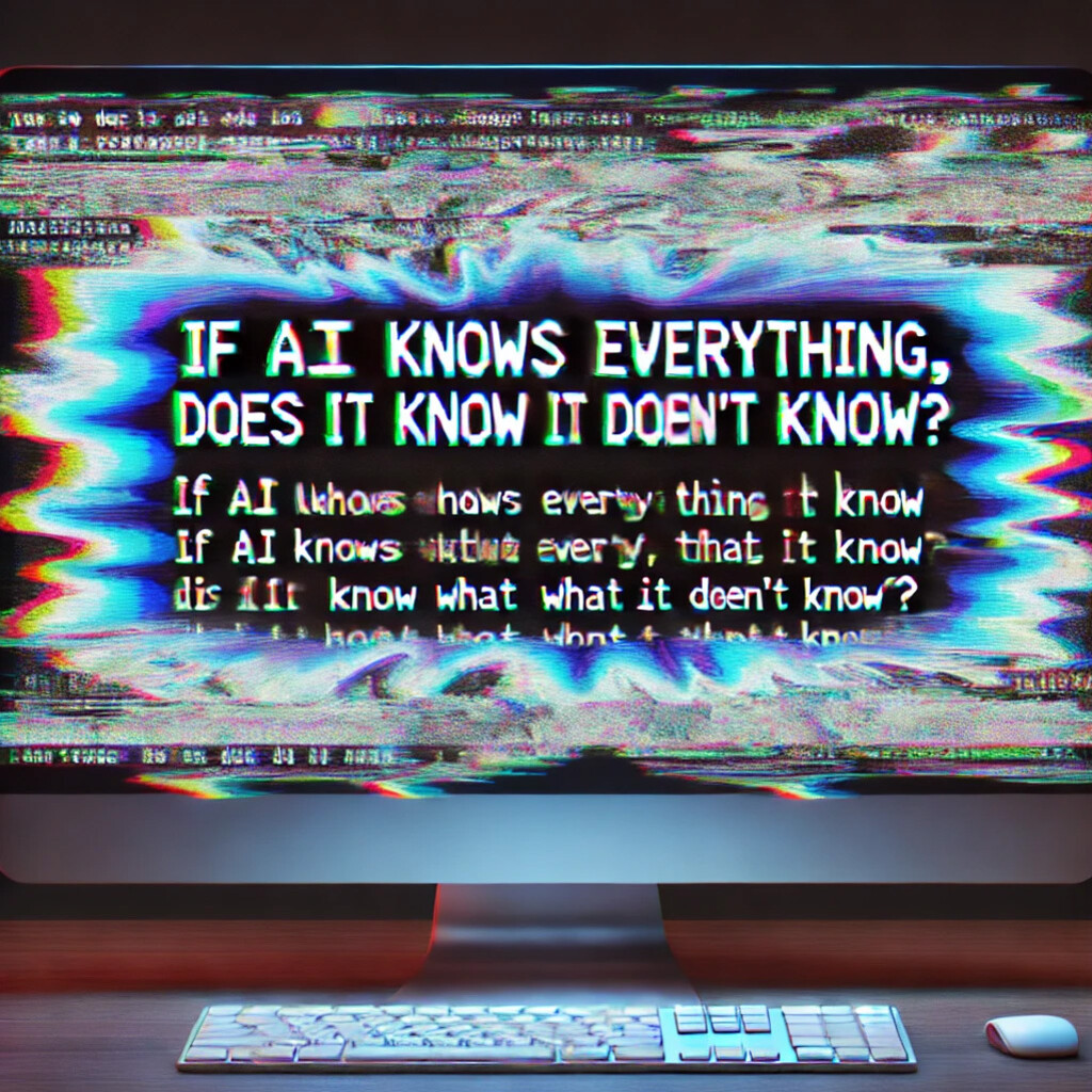 If AI knows everything, does it know what it doesn’t know? - ChatGPT beginning to crack...