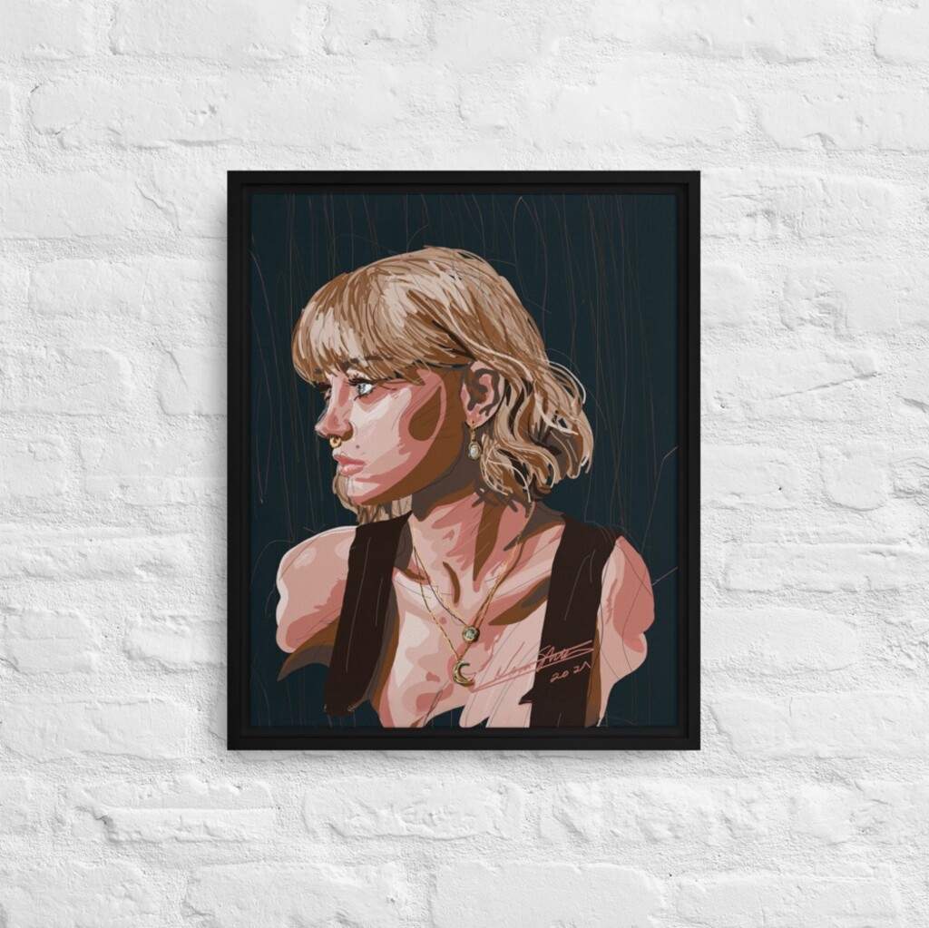 a painting done by Kristina