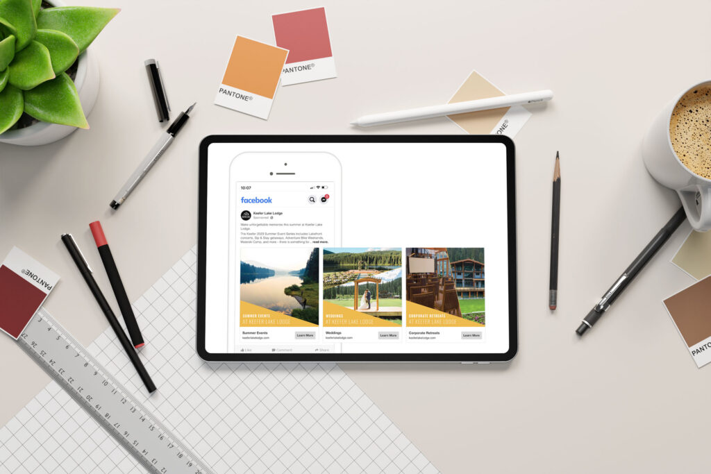 Preview of what a Facebook campaign might look like