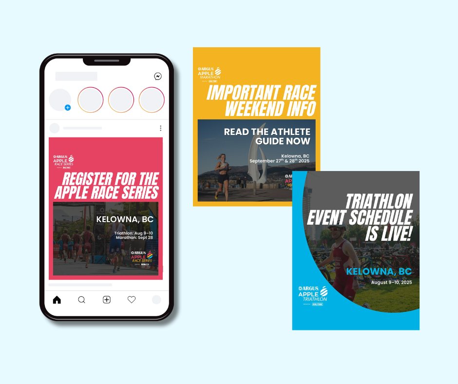 Marketing work for Apple Race Series