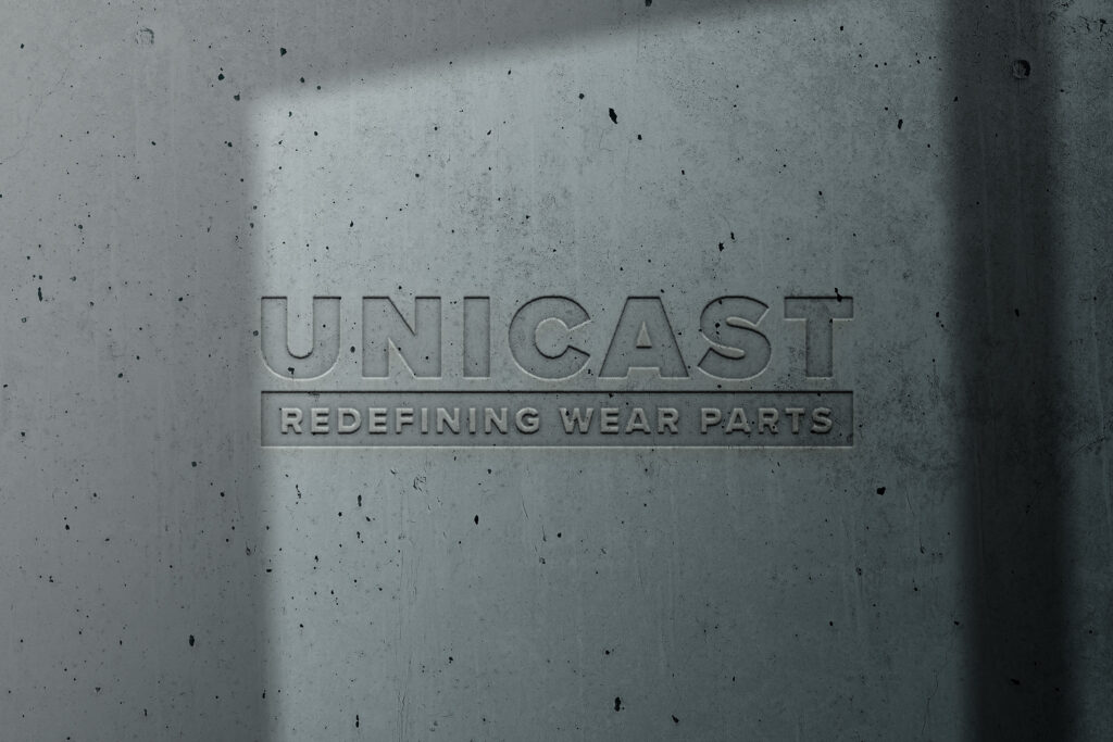 Assets created for Unicast’s wear part solutions business