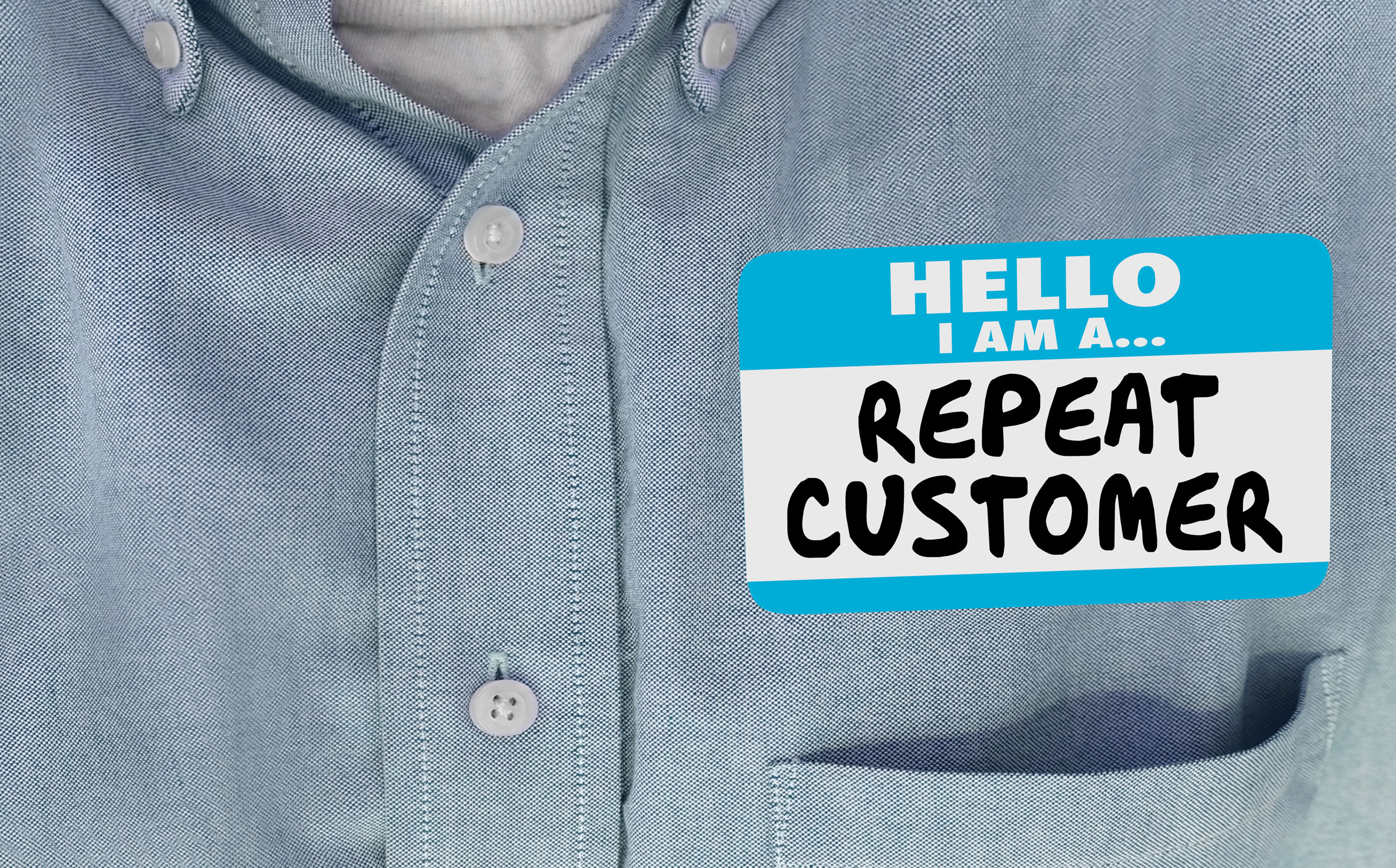 Happy customers becoming loyal advocates