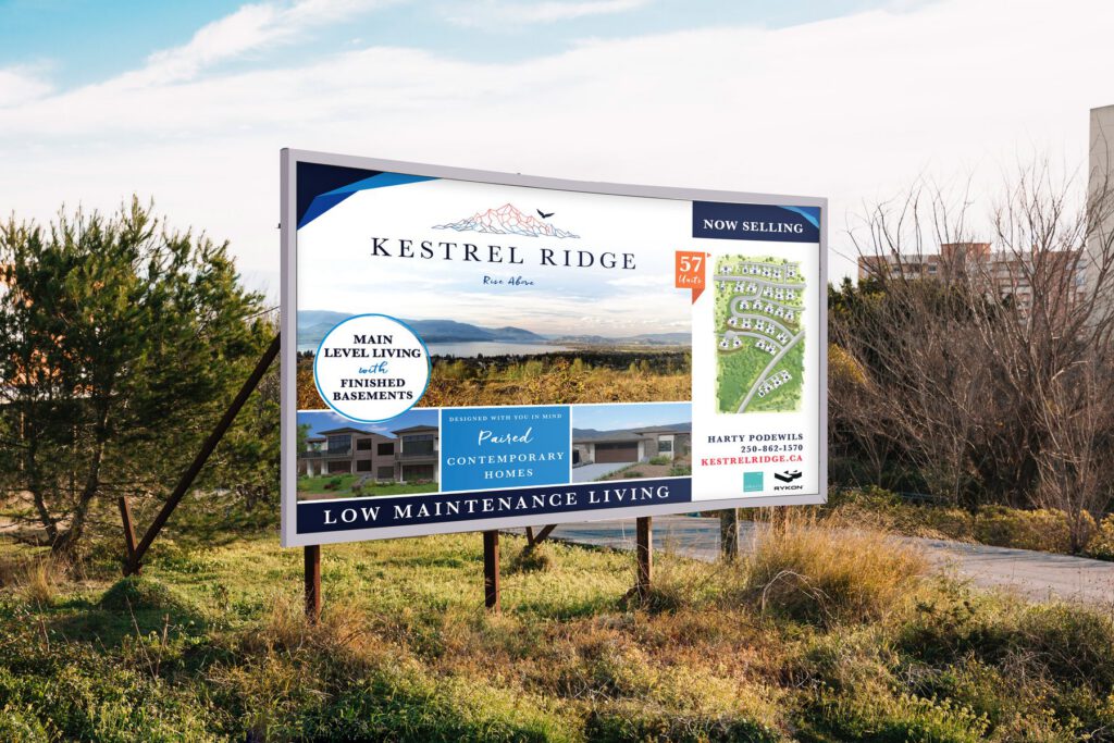 Marketing work for Kestrel Ridge