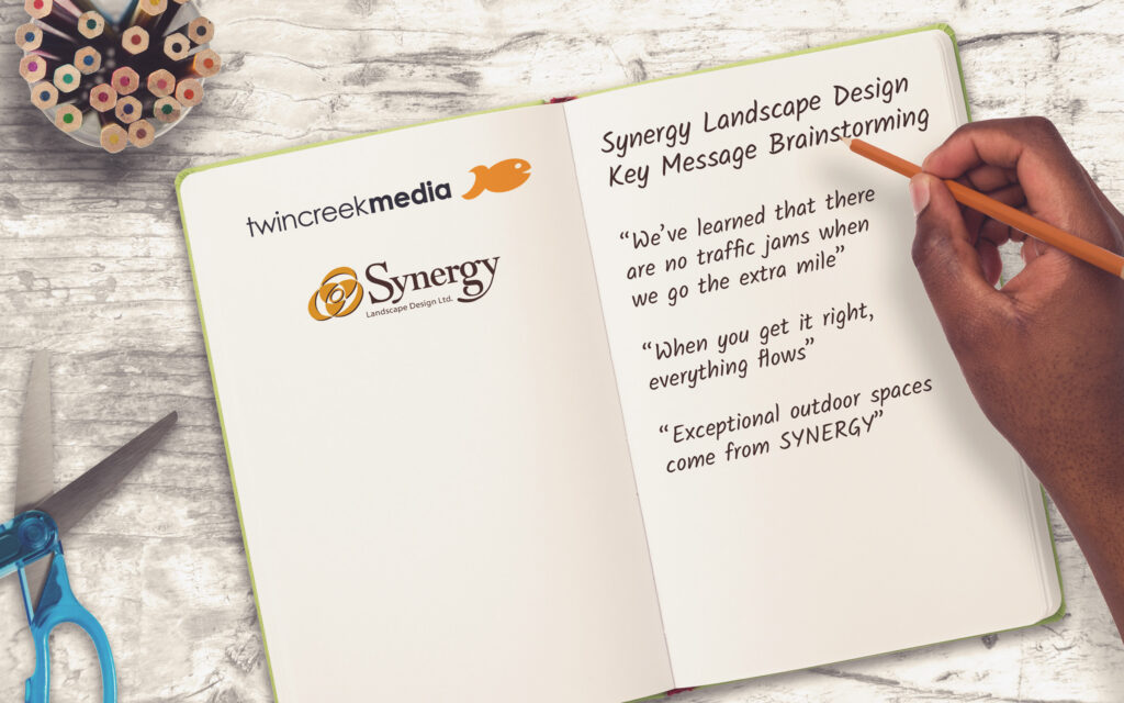 Key messaging crafted around everything Synergy stands for