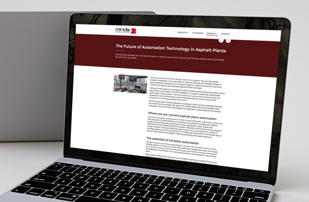 Marketing work for MINDS Inc.