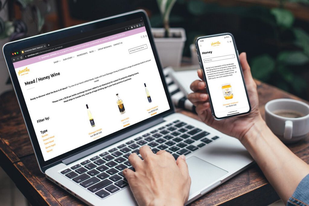 Marketing work for Planet Bee