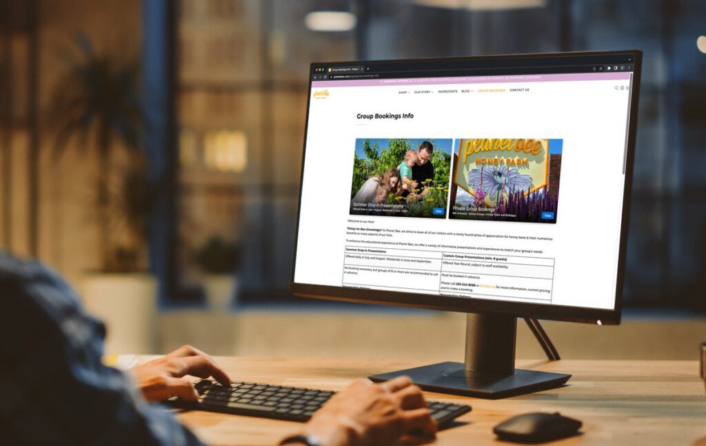 Marketing work for Planet Bee