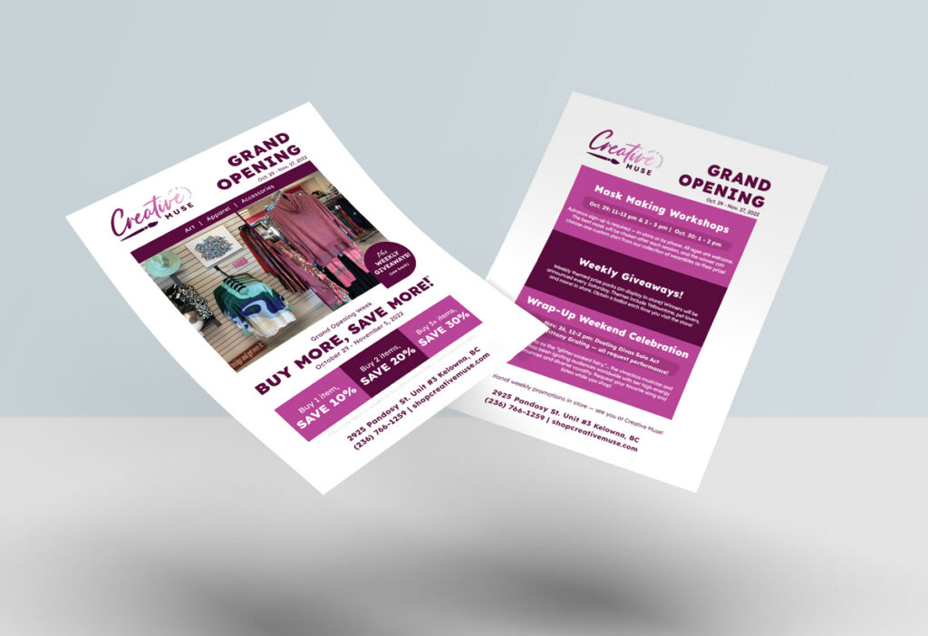 Creative Muse mailer