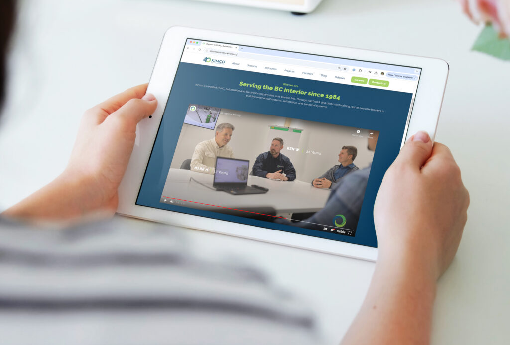 Recruitment video produced for Kimco's careers page, giving candidates a compelling look at what it means to work there