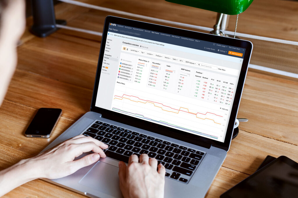 Website performance stacked against competitors