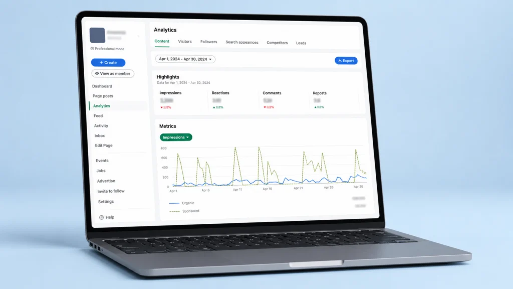 LinkedIn Business Page and ad account setup to build B2B visibility, reputation, and recruitment presence