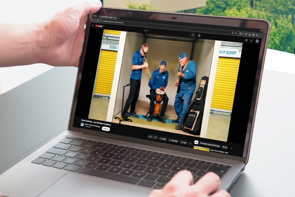 Marketing work for Space Centre Storage
