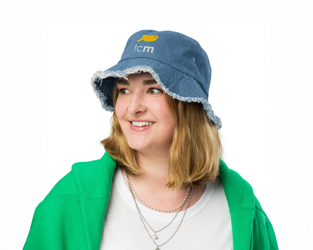 Twin Creek Media distressed bucket hat, summer swag
