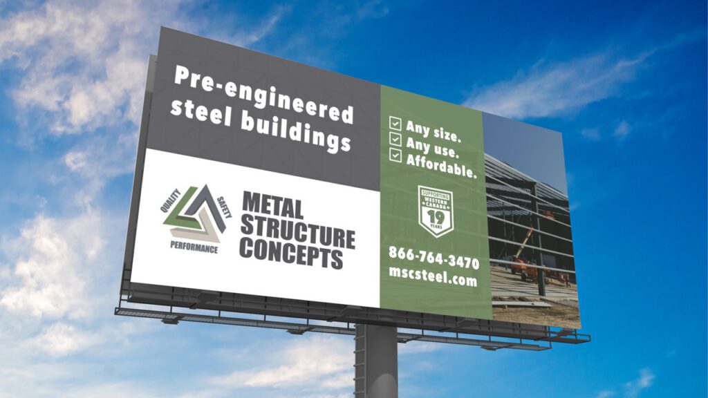 Billboard for Metal Structure Concepts