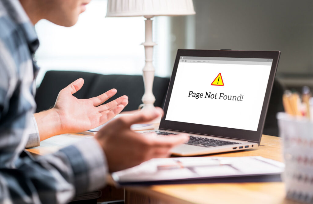 Fixing broken web pages
