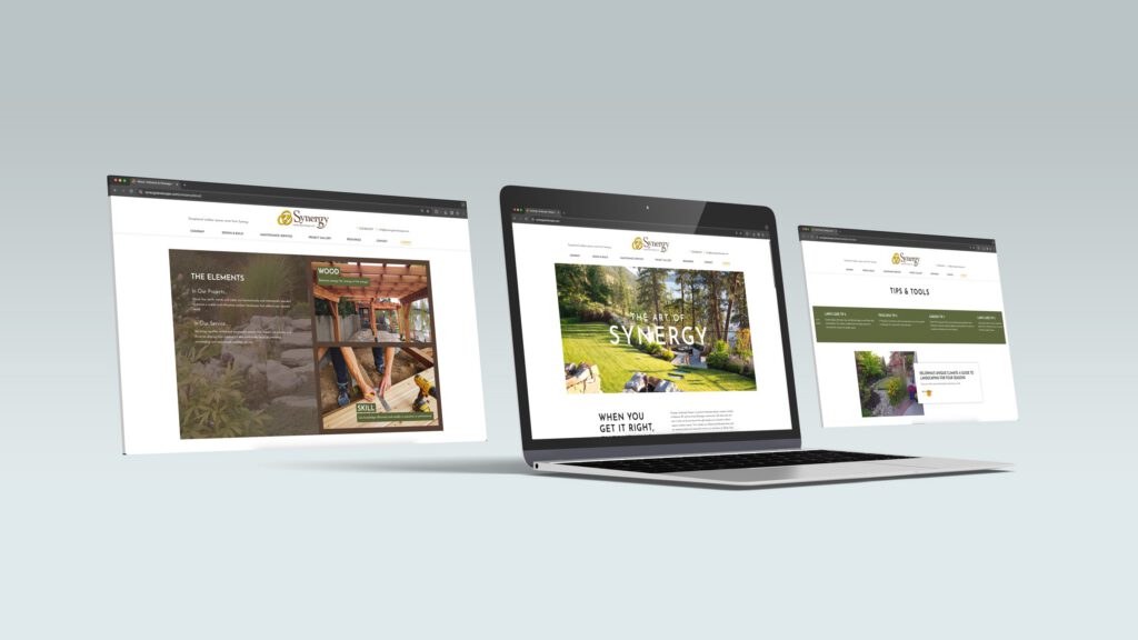 Synergy Landscape website