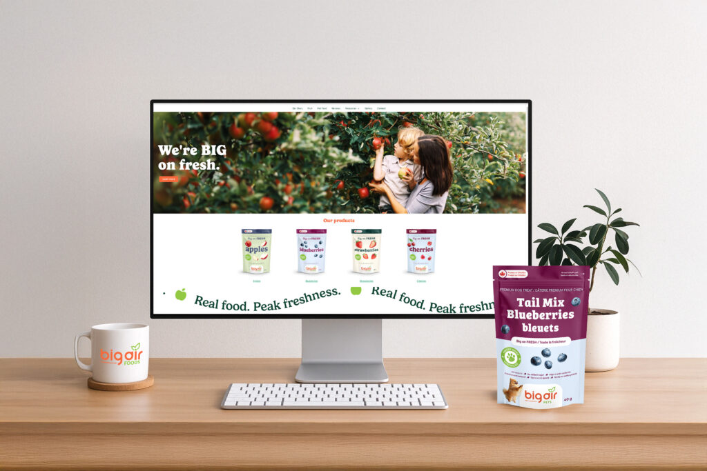 Big Air Foods website